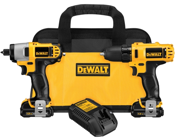 Dewalt Power Tools 12 Volt Max Drill Driver & Impact Driver Combo Kit DCK211S2 Dewalt Power Tools 12 Volt Max Drill Driver & Impact Driver Combo Kit DCK211S2