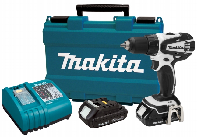 Makita Power Tools 18 Volt .50in. Compact Lithium Ion Cordless Drill Driver Kit L Makita Power Tools 18 Volt .50in. Compact Lithium Ion Cordless Drill Driver Kit L