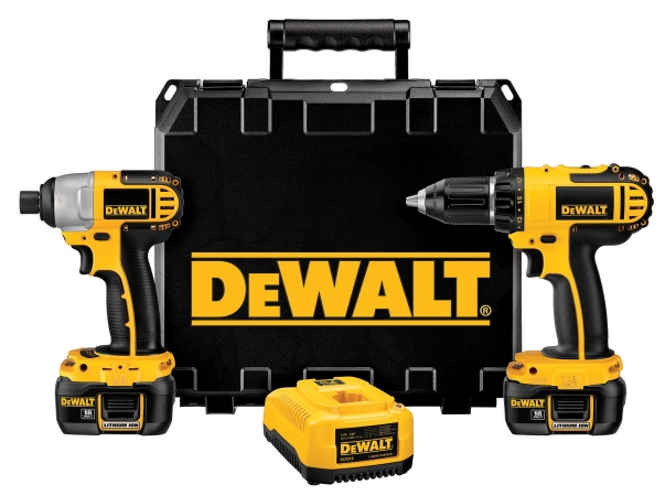 Dewalt Power Tools 18 Volt Compact Lithium Ion Drill Driver & Impact Driver Comb Dewalt Power Tools 18 Volt Compact Lithium Ion Drill Driver & Impact Driver Comb