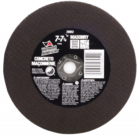 Vermont American 7in. To 7-.25in. Masonry Circular Saw Blades 28052 Vermont American 7in. To 7-.25in. Masonry Circular Saw Blades 28052