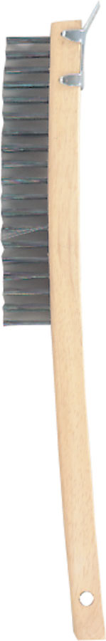 Bent Handle Wire Scraper Brush With Beveled Scraper