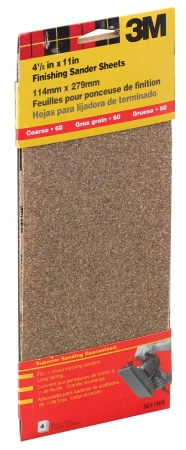 3m 4.50in. X 11in. ClipOn Course Finishing Sander Sheets 9011NA