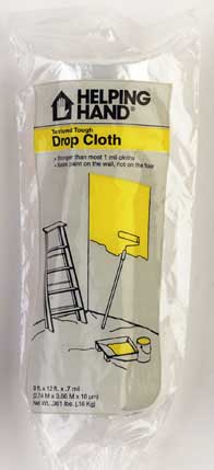 Helping Hands 9ft. X 12in. Clear Drop Cloth 35050