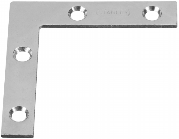 Stanley Hardware 4 Count 2in. X .38in. Zinc Flat Corner Braces 756631