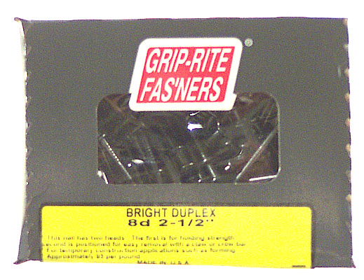 Prime Source 8d Bright Duplex Head Nails 8dup1