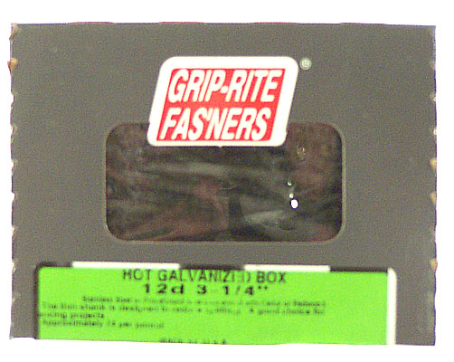 Prime Source 12d 3-.25in. Hot Galvanized Box Nails 12hgbx1