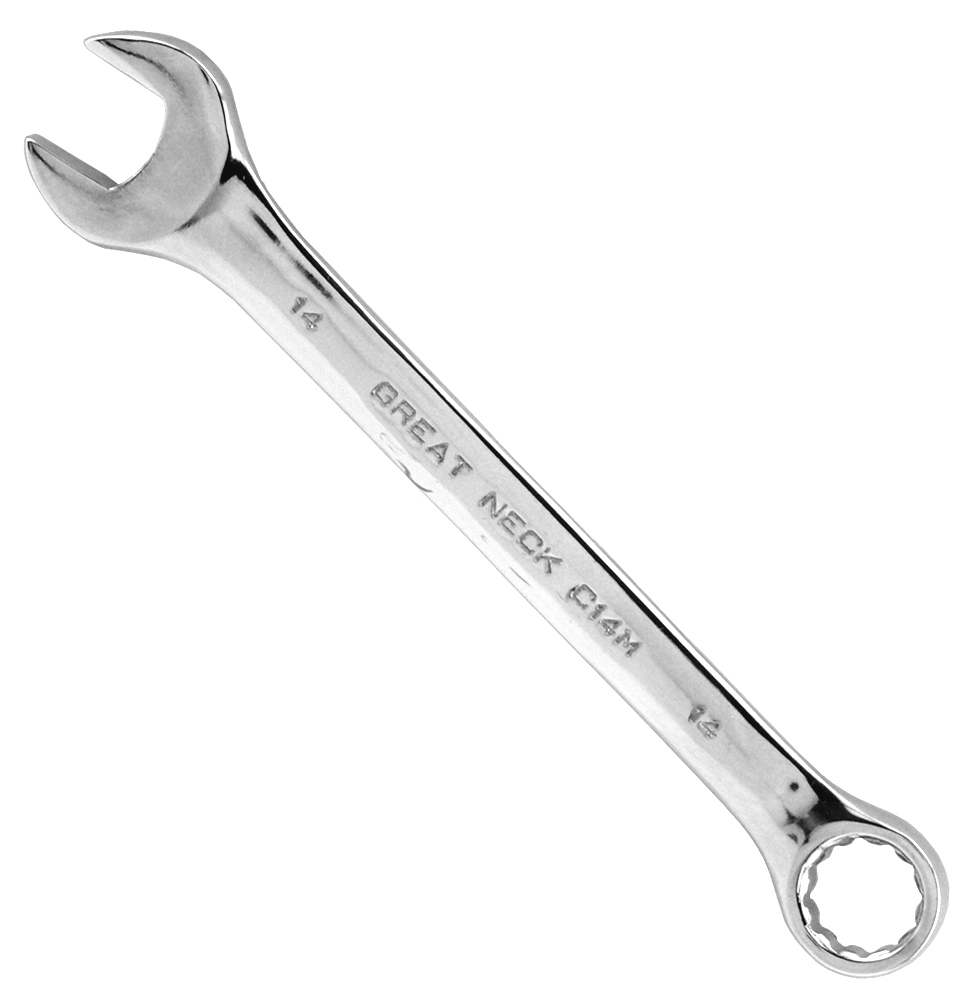 Great Neck Saw 14mm Combination Wrench Metric C14mc