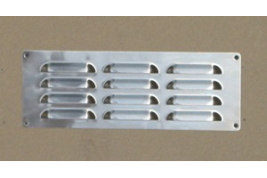 5510-01 Venting Panel Louvered Stainless Steel- Grill Accessory