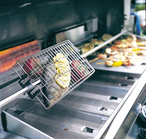 Firemagic by Peterson FM3618 Firemagic Rotisserie Basket Flat Grill Accessory