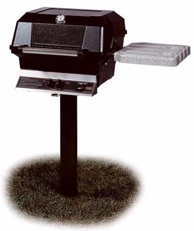 Mpp Aluminum In-ground Post For Mhp Grills- Grill Accessory