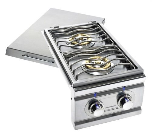 Rdb1el Stainless Steel Drop-in Side Burner For Outdoor Kitchens- Grill Accessory