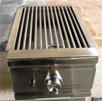 RCS Grills RSB2 Stainless SteelSlide-In Infra-red Side Burner for Outdoor Kitchens- Grill Accessory