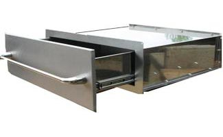 RCS Grills RSR30 RCS Grilling Accessories Fully Enclosed Drawer All Stainless St