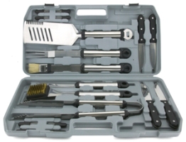 02099p Silver Prestige 18 Piece Oval Stainless Steel Tool Set With Knives