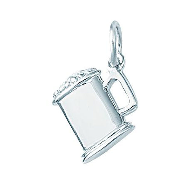 DivaDiamonds SCHA0842 Sterling Silver Beer Stein Charm