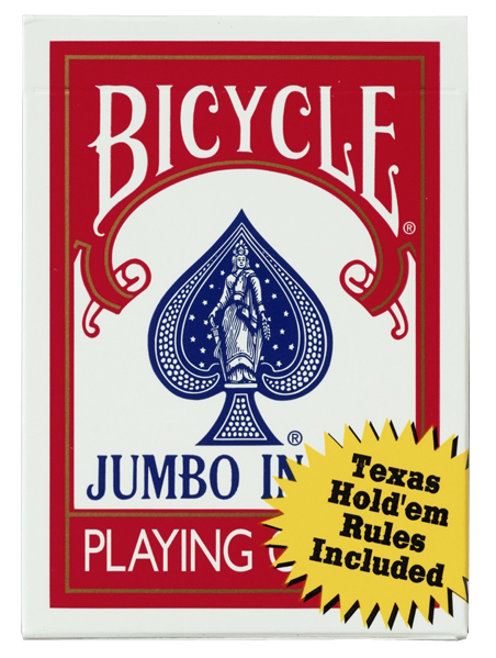S Jumbo Index Poker Cards 1004380