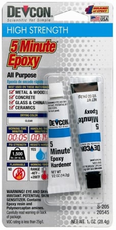 High Strength 5 Minute All Purpose Epoxy 20545 S-205