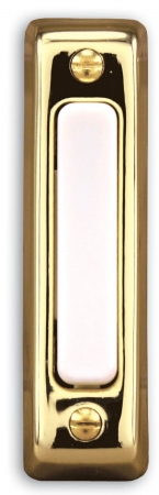 Heathco 711p-a 1 X 6 X 2.75 Wired Doorbell - Brass
