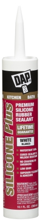 10.1 Oz White Silicone Plus Premium Silicone Rubber Sealant 08770