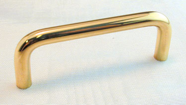 3in. Polished Brass Trendset Solid Brass U-shaped Pull Handle 59100