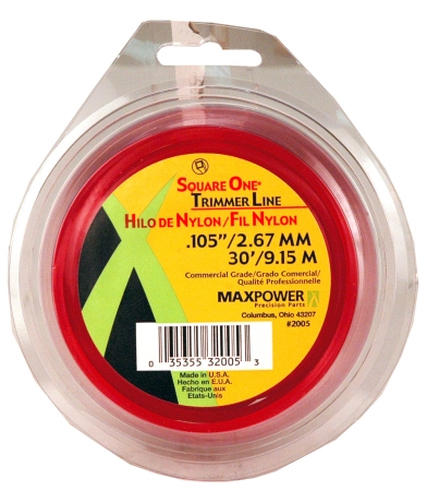 .105in. X 30ft. Square One Trimmer Line 332005