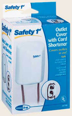 Juvenile Outlet Cover With Cord Shortener 48308