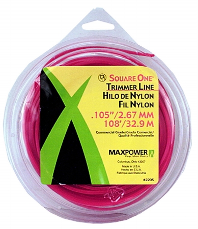 .105in. X 100ft. Square One Trimmer Line 332205
