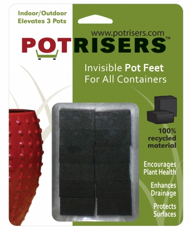 Potrisers PR12 Invisible Pot Feet  12 Pack