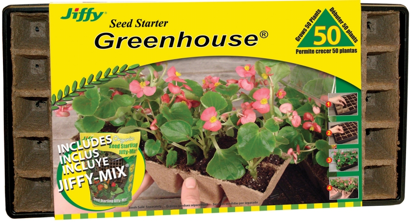 Ferry Morse-jiffy 50 Cell Seed Starter Greenhouse 5774