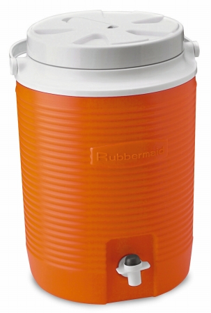 2 Gallon Orange Victory Thermal Jug Water Coolers Fg15300411