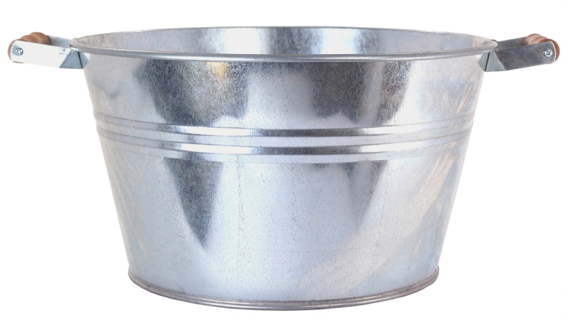 13.5in. X 8in. Galvanized Tub With Handles 6083