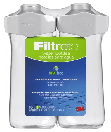3m 2 Count 16.9 Oz Filtrete Water Bottles RB01W012