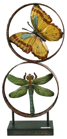 Pinnacle Strategies 2 Ring Metal Decor B936952UPS