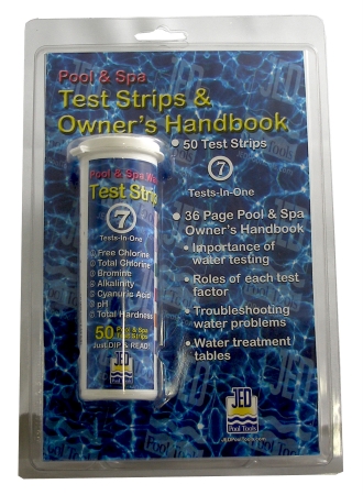 Jed Pool Tools Inc 50 Count 7 Test Pool Spa Test Strips Owners Handbook 00