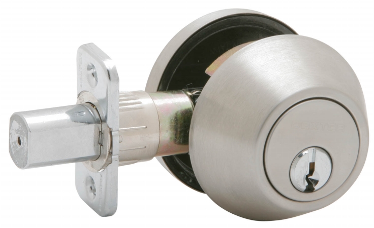 Schlage Satin Stainless Steel Single Cylinder Deadbolts JD60V630