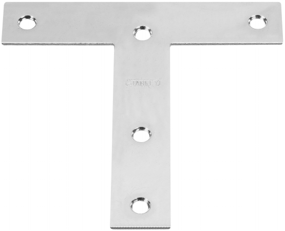 Stanley Hardware 4in. X 4in. Zinc Tee Mending Plates Without Screws 266445  Pack