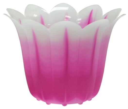Rush Creek Designs 6in. Strawberry Tulip Injection Molded Planter PIM0890014612 Pack of 10