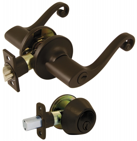 Ultra Oil Rubbed Bronze Gettysburg Series Keyed Entry  Deadbolt Combination Set