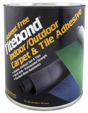 1 Gallon Titebond Solvent Free Indoor &amp;amp; Outdoor Carpet &amp;amp; - Pack Of 2