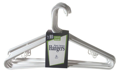 Merrick Super Heavy Weight Tubular Hangers with Hooks C87165PH HGRN Pack of 14