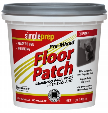 1 Quart Gray Pre Mixed Floor Patch - Pack Of 6