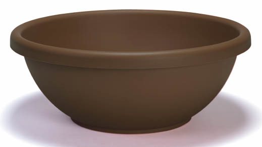 Myers-itml-akro Mils 18in. Chocolate Garden Bowls - Pack Of 6