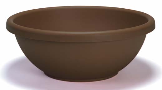 Myers-itml-akro Mils 22in. Chocolate Garden Bowls Gab22000e21 - Pack Of 6