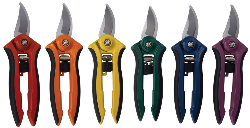 Assorted Colors Bypass Pruner 10-18040 - Pack Of 12