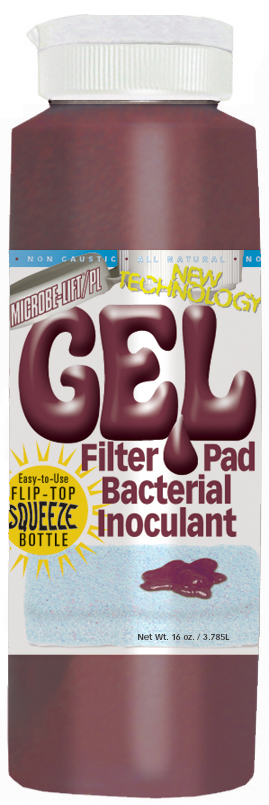 16 Oz Gel Filter Pad Bacterial Inoculant Gel16 - Pack Of 12