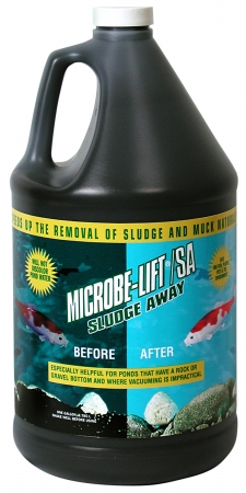 1 Gallon Microbe-lift Sludge Away Mlxsag4 - Pack Of 4