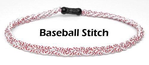 Titn Baseball Stitch Titanium Necklace