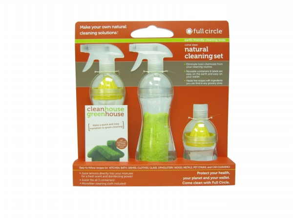 Full Circle FUC10111 Come Clean Natural Cleaning Set#44;  includes 2 spray bottl