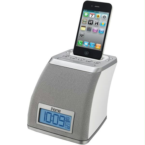 Ihome Ip21Wvc IpodIphone Space Saver Alarm Clock