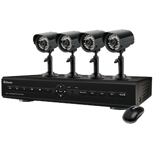 Swann Swdvk425504C 4Channel Dvr With 4 Cmos Cameras Smartphone Viewing